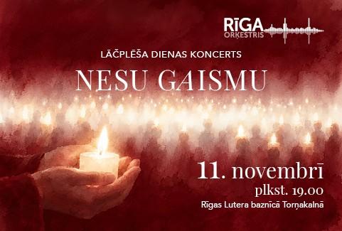 Изображение спектакля "NESU GAISMU. Orķestris "Rīga", diriģents Artūrs Oskars Mitrevics"