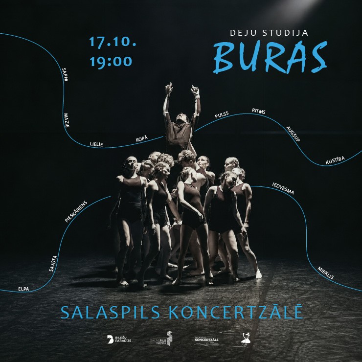 Izrādes "Deju studija BURAS Salaspils koncertzālē" attels