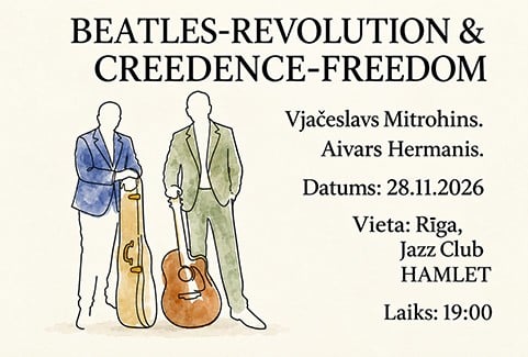 Изображение спектакля "BEATLES-REVOLUTION & CREEDENCE-FREEDOM"
