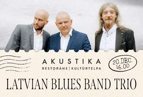 Изображение спектакля "Latvian Blues Band TRIO | All Star Christmas Blues | kultūrtelpā AKUSTIKA, Valmierā"