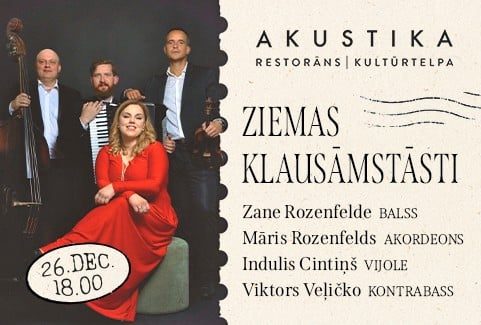 Image of the event "Duets Mediante un draugi | ZIEMAS KLAUSĀMSTĀSTI | kultūrtelpā AKUSTIKA, Valmierā"