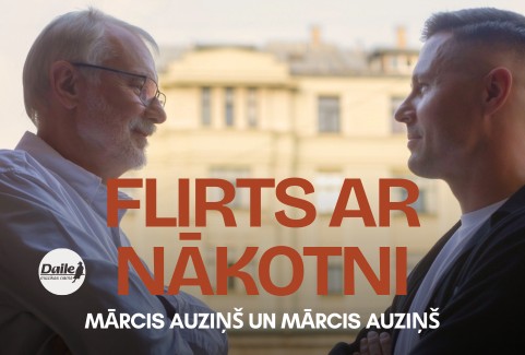 Image of the event "FLIRTS AR NĀKOTNI | Mārcis Auziņš un Mārcis Auziņš."
