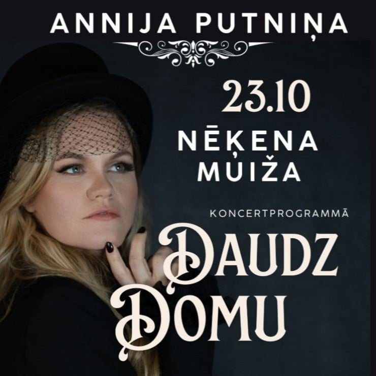 Изображение спектакля "Annija Putniņa koncertprogrammā "Daudz Domu""