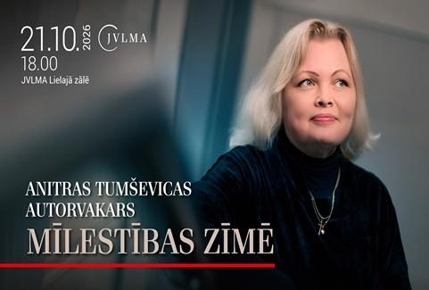 Izrādes "“Mīlestības zīmē” Anitras Tumševicas autorvakars" attels