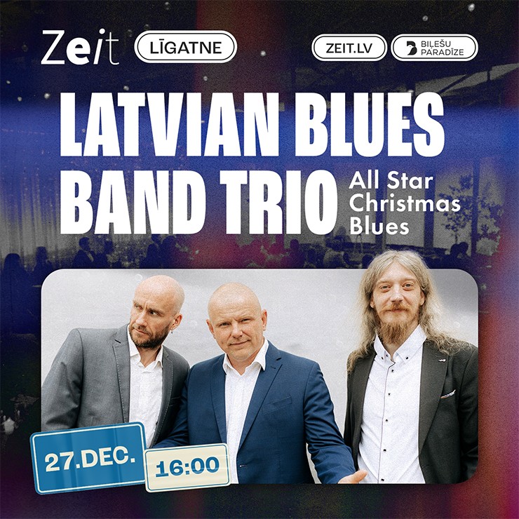 Изображение спектакля "LATVIAN BLUES BAND TRIO | All Star Christmas Blues"
