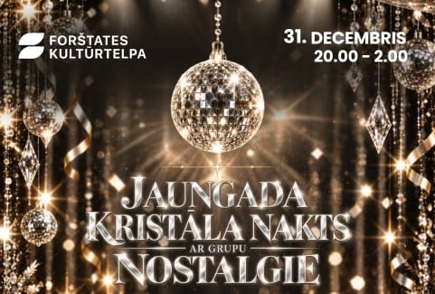 Izrādes "JAUNGADA KRISTĀLA NAKTS AR GRUPU “NOSTALGIE”" attels
