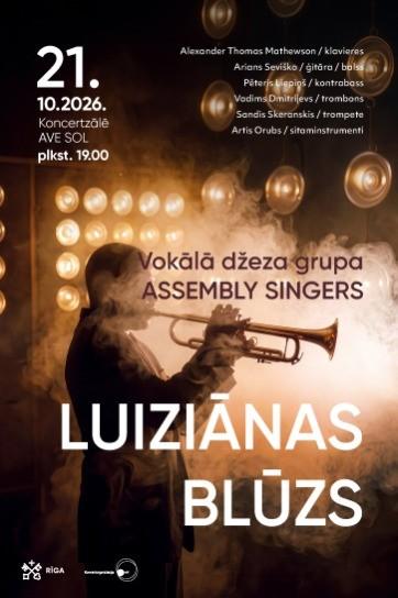 Meklēšanas rezultāta izrādes "Vokālā džeza grupa ASSEMBLY SINGERS | LUIZIĀNAS BLŪZS" attels