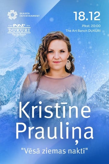 Meklēšanas rezultāta izrādes "KRISTĪNES PRAULIŅAS Ziemassvētku koncerts "Vēsā ziemas naktī"" attels
