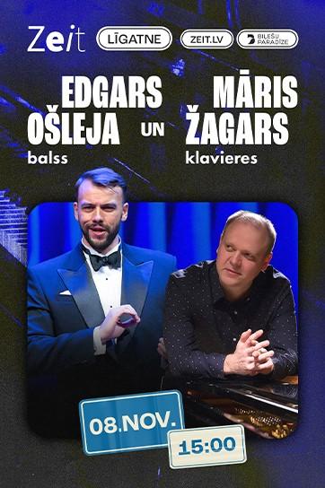 Изображение мероприятия "EDGARS OŠLEJA UN MĀRIS ŽAGARS" из результатов поиска