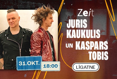 Image of the event "JURIS KAUKULIS UN KASPARS TOBIS | Zeit Radošais Kvartāls"