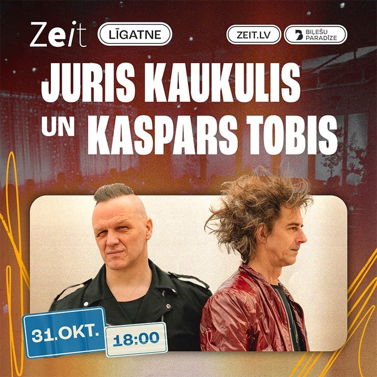 Image of the event "JURIS KAUKULIS UN KASPARS TOBIS | Zeit Radošais Kvartāls"