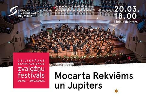 Izrādes "Mocarta Rekviēms un Jupiters" attels