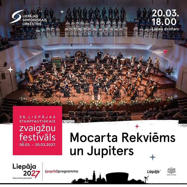 Izrādes "Mocarta Rekviēms un Jupiters" attels
