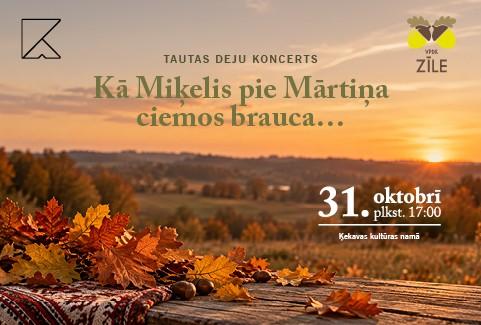 Изображение спектакля "Tautas deju koncerts “Kā Miķelis pie Mārtiņa ciemos brauca…”"
