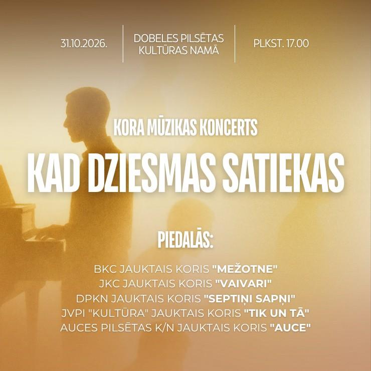 Izrādes "Kora mūzikas koncerts "Kad dziesmas satiekas"" attels
