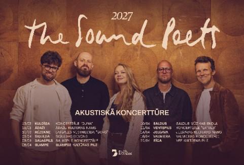 Изображение спектакля ""The Sound Poets" akustiskā tūre"