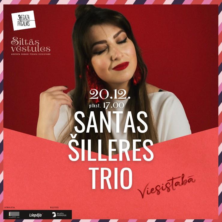 Изображение спектакля "Santas Šilleres trio koncertprogrammā "Džezs un Ziemassvētki" | Siltās vēstules"