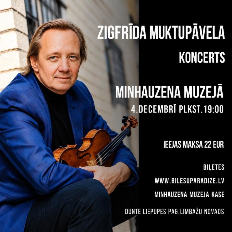 Изображение спектакля "ZIGFRĪDA MUKTUPĀVELA KONCERTS MINHAUZENA MUZEJĀ"