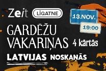 Изображение мероприятия "GARDĒŽU VAKARIŅAS LATVIJAS NOSKAŅĀS | 4 KĀRTĀS" из результатов поиска