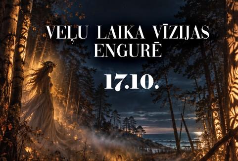 Изображение спектакля "VEĻU LAIKA VĪZIJAS ENGURĒ"