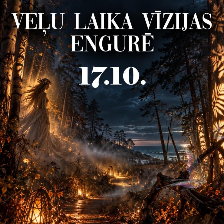 Изображение спектакля "VEĻU LAIKA VĪZIJAS ENGURĒ"