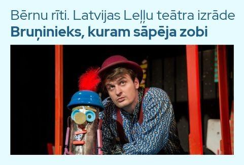 Izrādes "Bērnu rīti. Latvijas leļļu teātra izrāde “Bruņinieks, kuram sāpēja zobi”" attels