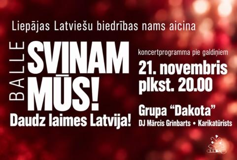 Image of the event "Koncertprogramma pie galdiņiem "Svinam mūs! Daudz laimes, Latvija!""