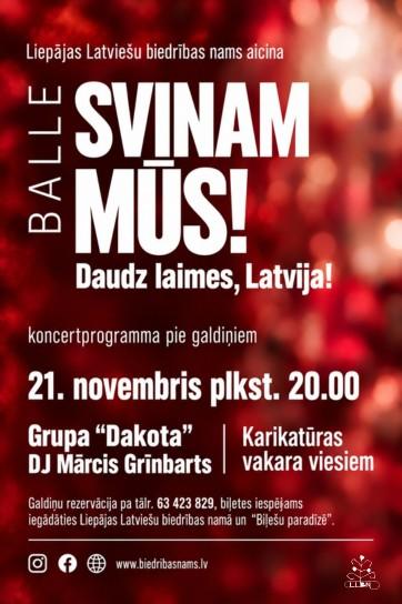 Meklēšanas rezultāta izrādes "Koncertprogramma pie galdiņiem "Svinam mūs! Daudz laimes, Latvija!"" attels