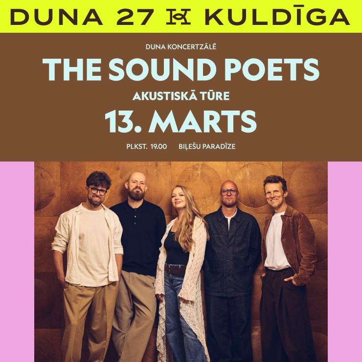 Izrādes "THE SOUND POETS AKUSTISKĀ TŪRE | Kuldīga" attels