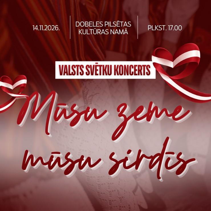 Izrādes "Valsts svētku koncerts "Mūsu zeme mūsu sirdīs"" attels