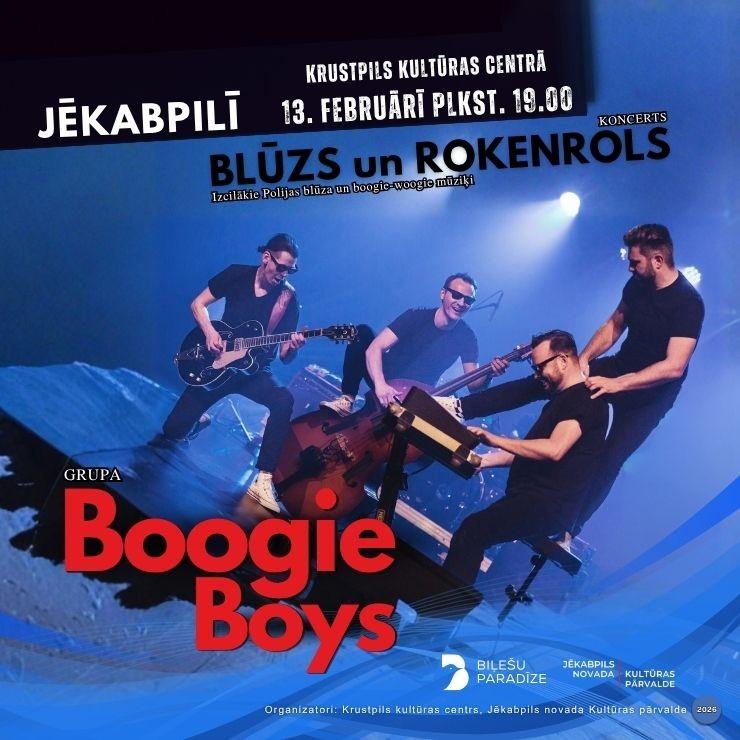 Image of the event "BLŪZS un ROKENROLS grupa Boogie Boys"