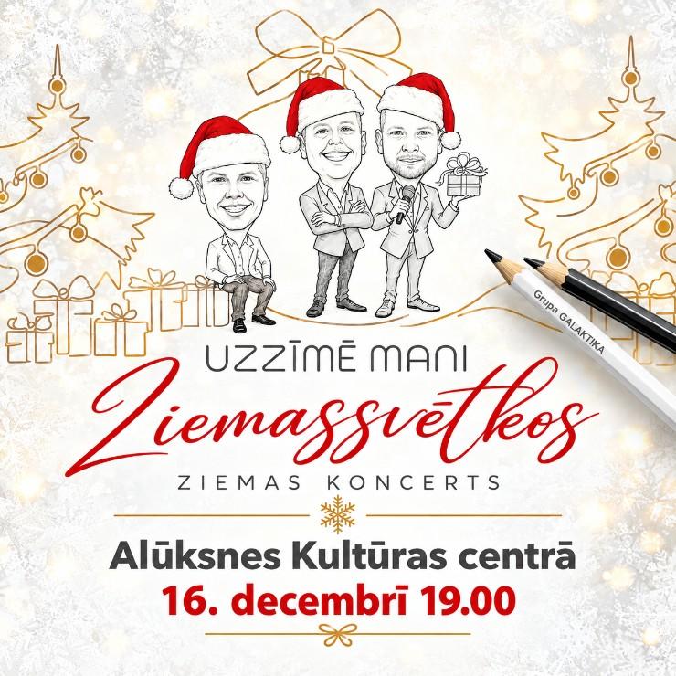 Изображение спектакля "Ziemas koncerts | Uzzīmē mani Ziemassvētkos | grupa "Galaktika""