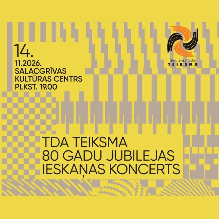 Izrādes "TDA TEIKSMA 80 gadu jubilejas ieskaņas koncerts" attels