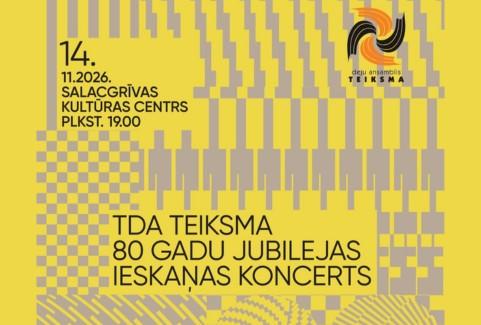 Izrādes "TDA TEIKSMA 80 gadu jubilejas ieskaņas koncerts" attels
