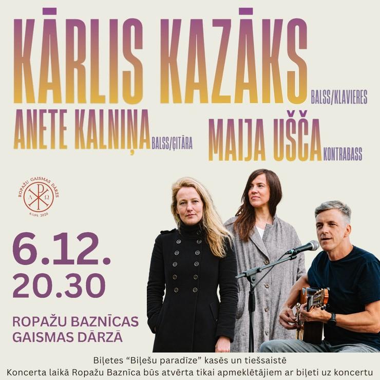 Izrādes "Kārlis Kazāks | Anete Kalniņa | Maija Ušča. Gaisma aust klusumā" attels