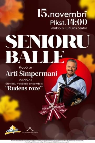 Meklēšanas rezultāta izrādes "Senioru balle kopā ar Arti Šimpermani" attels