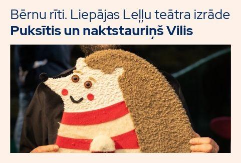 Izrādes "Bērnu rīti. Liepājas leļļu teātra izrāde “Puksītis un naktstauriņš Vilis”" attels
