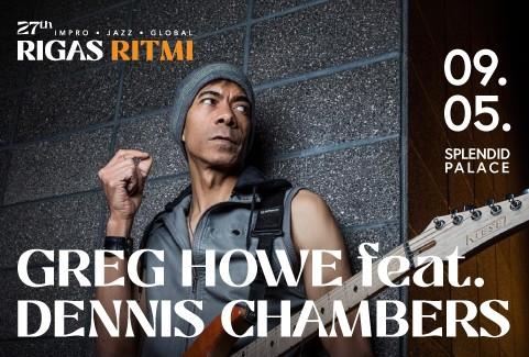 Izrādes "RĪGAS RITMI 2027 | Greg Howe feat. Dennis Chambers" attels