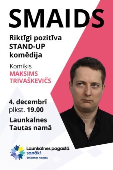 Изображение мероприятия "STAND UP KOMĒDIJA “SMAIDS” | Maksims Trivaškevičs" из результатов поиска
