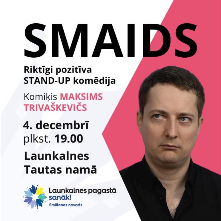 Изображение спектакля "STAND UP KOMĒDIJA “SMAIDS” | Maksims Trivaškevičs"