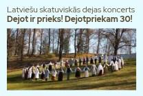 Meklēšanas rezultāta izrādes "Latviešu skatuviskās dejas koncerts “Dejot ir prieks!” Dejotpriekam 30!" attels