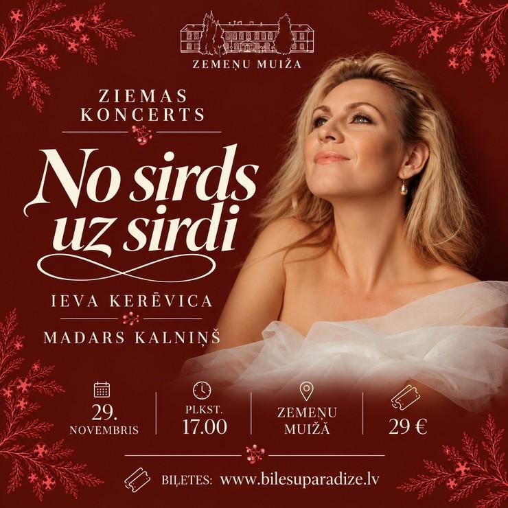 Izrādes "NO SIRDS UZ SIRDI | Ieva Kerēvica un Madars Kalniņš" attels