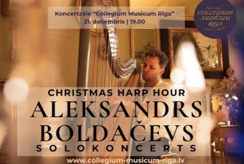 Изображение спектакля "ALEKSANDRS BOLDAČEVS | CHRISTMAS HARP HOUR | No baroka līdz rokam"