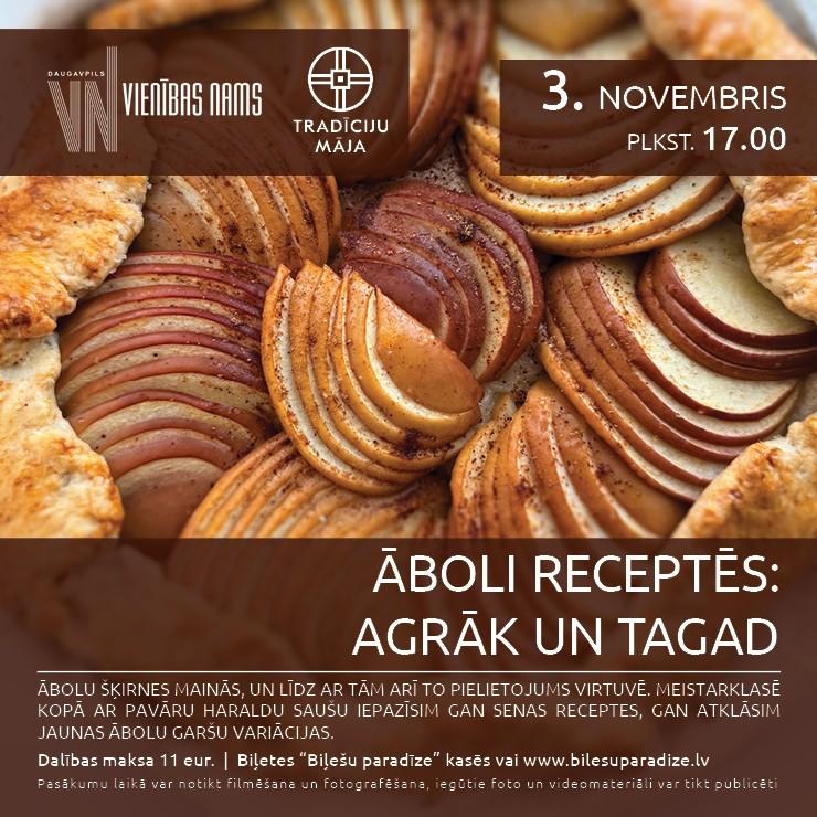 Image of the event "Āboli receptēs: agrāk un tagad | Meistarklase"