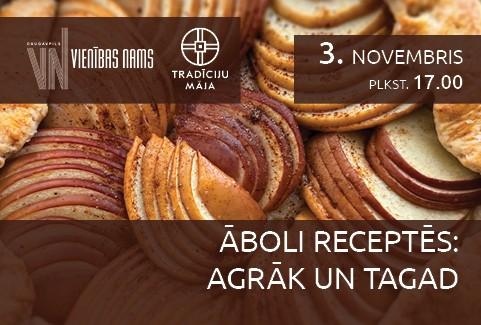 Image of the event "Āboli receptēs: agrāk un tagad | Meistarklase"