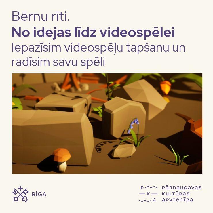 Изображение спектакля "Bērnu rīti. No idejas līdz videospēlei. Iepazīsim videospēļu tapšanu un radīsim savu spēli"