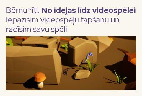 Изображение спектакля "Bērnu rīti. No idejas līdz videospēlei. Iepazīsim videospēļu tapšanu un radīsim savu spēli"