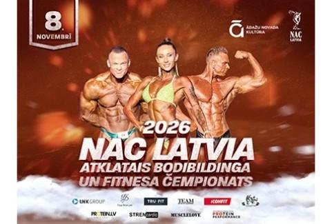 Изображение спектакля "ЧЕМПИОНАТ ЛАТВИИ ПО БОДИБИЛДИНГУ И ФИТНЕСУ NAC LATVIA 2026"